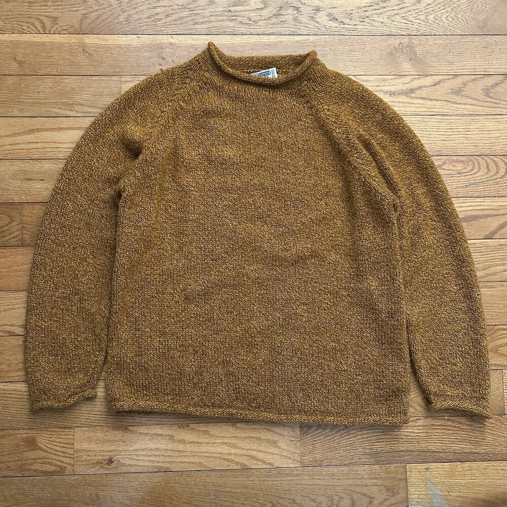 Mexicali Blues Alpaca Wool Knit Roll Neck Raglan Pullover Sweater Large